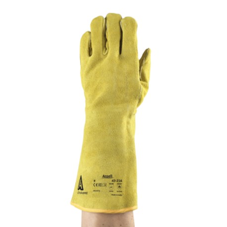 Guante Para Soldador Activarm Color Amarillo T-9 ANSELL 43-216