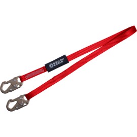 Eslinga de Posicionamiento 2 Ganchos de Acero de 3/4" Poliéster Rojo GOLDEN EAGLE LR300-18