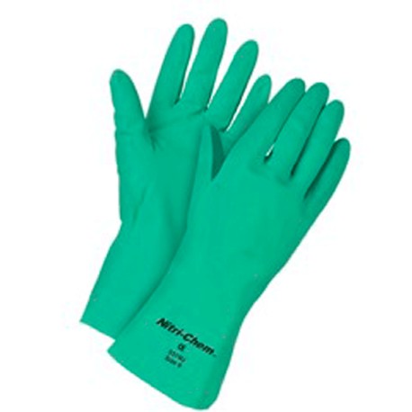 Guantes de Nitrilo de Grado Industrial Verde T-M MCR 5318